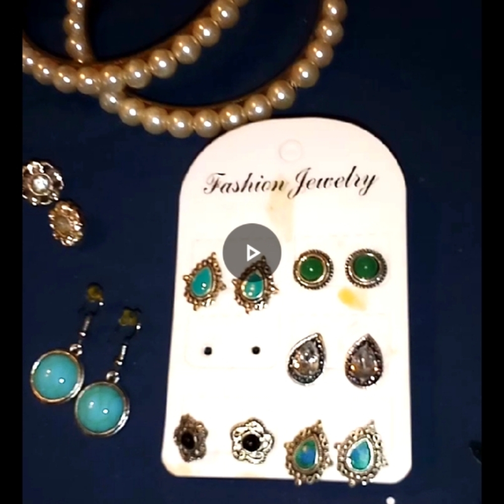 Turquoise Fashion Jewelry Lot